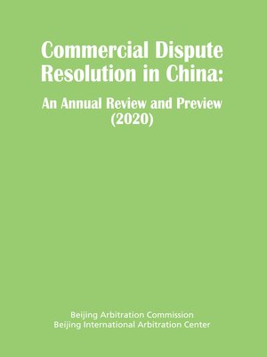 cover image of Commercial Dispute Resolution in China